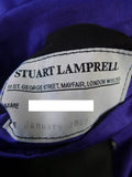25/0872 immaculate stuart lamprell 2022 savile row bespoke black barathea worsted wool dinner suit DJ w/ contrast lining 41 short
