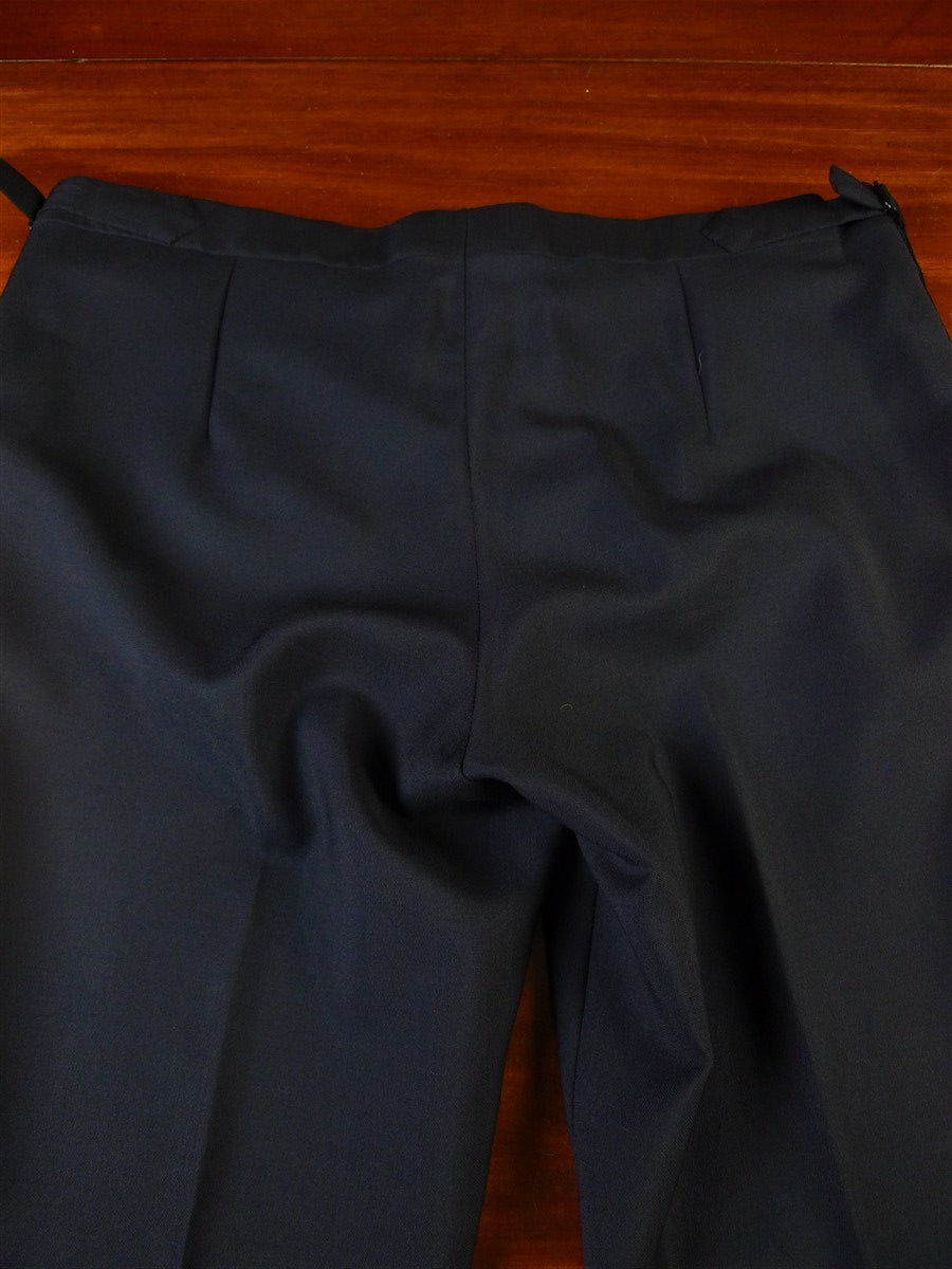 25/0872 immaculate stuart lamprell 2022 savile row bespoke black barathea worsted wool dinner suit DJ w/ contrast lining 41 short