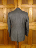 25/0891 immaculate ede & ravenscroft salt & pepper grey wool blazer w/ ghillie collar 44 regular to long