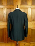 25/1021 wonderful vintage 1970s terylene retro black textured dinner suit 40 long