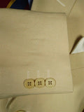 25/1016 gieves & hawkes savile row canvassed cream 100% linen blazer jacket 43-44 regular