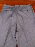 25/1032 immaculate gieves & hawkes savile row grey cashmere stripe wool moring trouser 36