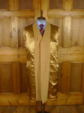 25/1053 stunning vintage daks 92% camelhair camel coat overcoat w/ satin linings 42