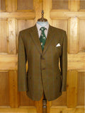 25/1048 immaculate daks brown wp check tweed sports jacket blazer 46-47 long