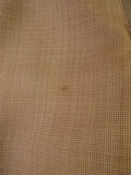 25/1056 dege & skinner 2009 savile row bespoke tan beige worsted suit w/ horn buttons 45 regular to long