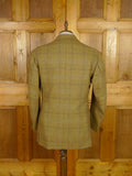 25/1059 exceptional 2005 anderson & sheppard savile row bespoke heavyweight brown wp check tweed shooting suit w/ breeks 43-44 regular