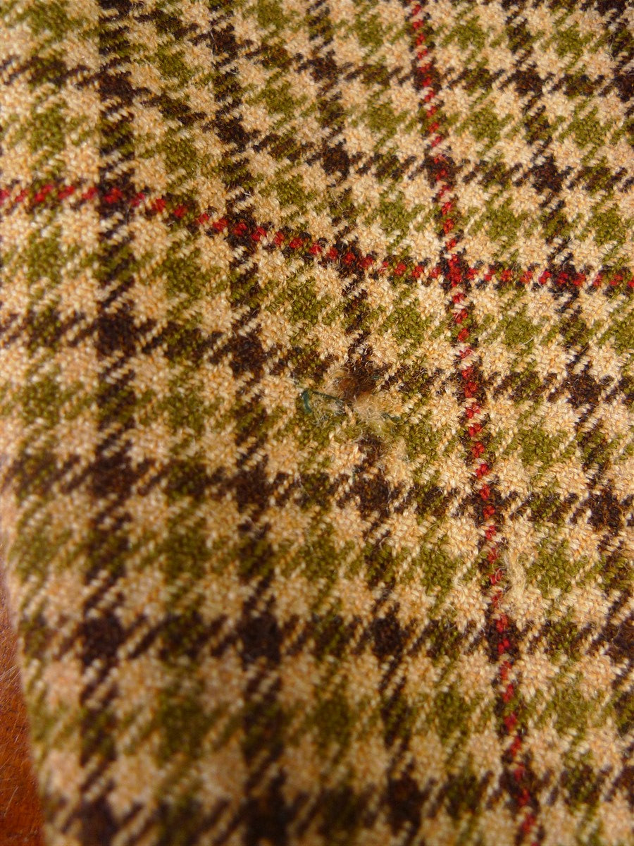 25/1041 fabulous vintage anderson & sheppard savile row bespoke heavyweight gun check tweed breeks 38