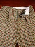 25/1042 fabulous vintage heavyweight gun check tweed breeks 40
