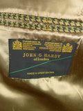 25/1066 immaculate john g hardy brown / green gun check tweed jacket 43-44 regular