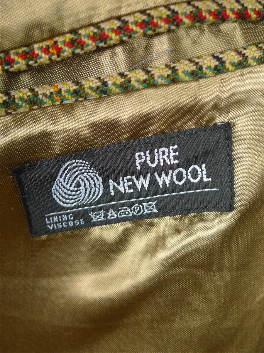 25/1066 immaculate john g hardy brown / green gun check tweed jacket 43-44 regular