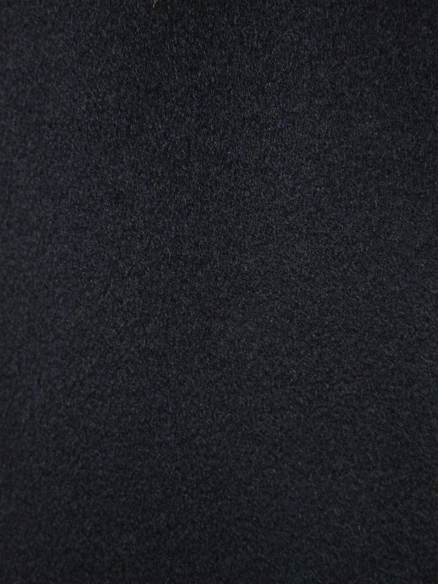 25/1087 vintage 1955 gieves savile row bespoke extra-heavy dark navy blue d/b greatcoat overcoat 38