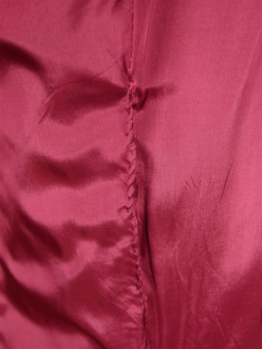 25/1076 near immaculate 2006 dege & skinner savile row bespoke heavyweight grey herringbone d/b worsted suit 45-46 regular w/ 2 pair trs