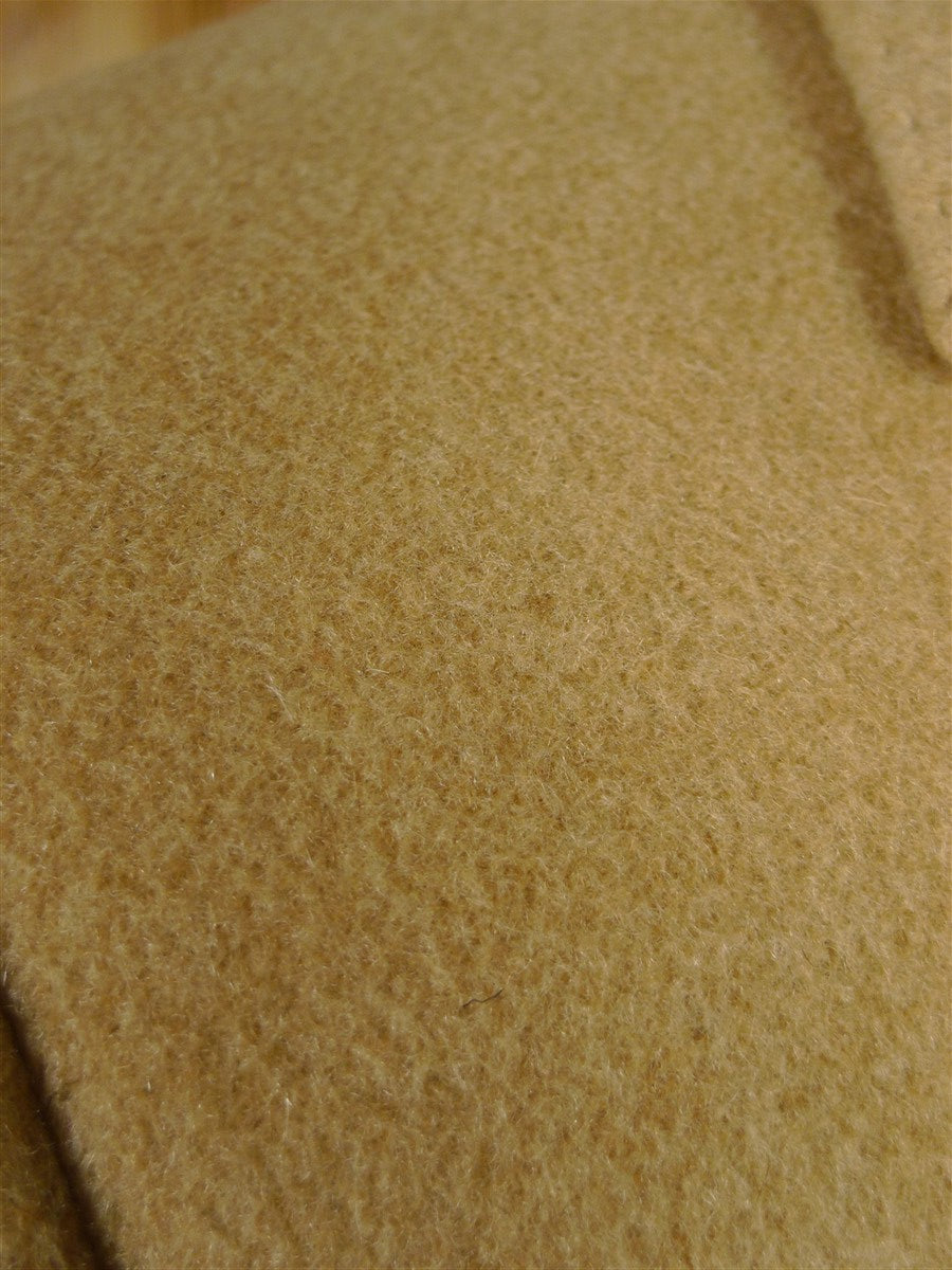 25/1083 stunning vintage british 100% cashmere camel coat overcoat 38