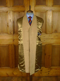 25/1083 stunning vintage british 100% cashmere camel coat overcoat 38