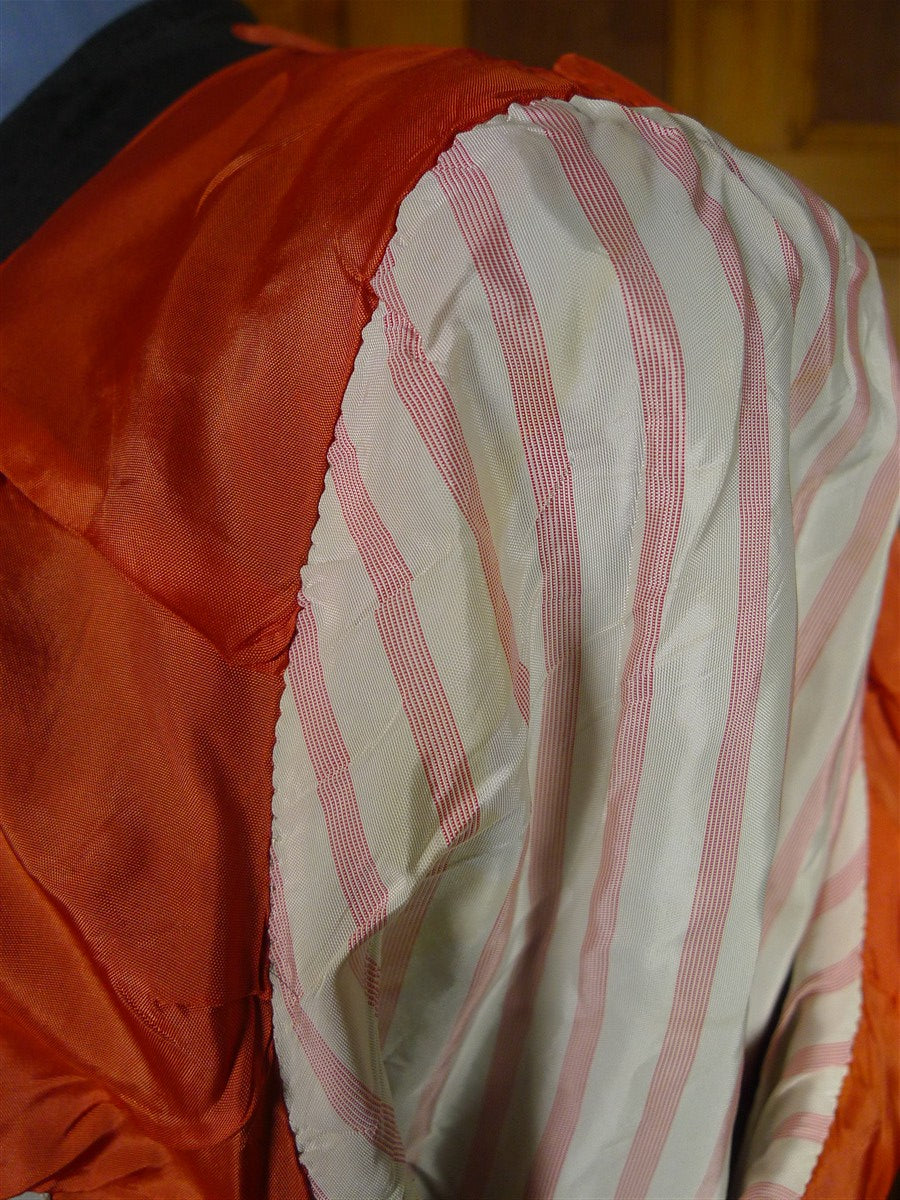 25/1079 superb 2002 dege & skinner savile row bespoke grey nailhead weave d/b worsted suit 45-46 regular