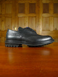 25/1090 brand new trickers x burberry black 'devon' brogues shoe rrp £900 uk 8
