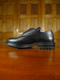 25/1090 brand new trickers x burberry black 'devon' brogues shoe rrp £900 uk 8