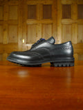 25/1090 brand new trickers x burberry black 'devon' brogues shoe rrp £900 uk 8