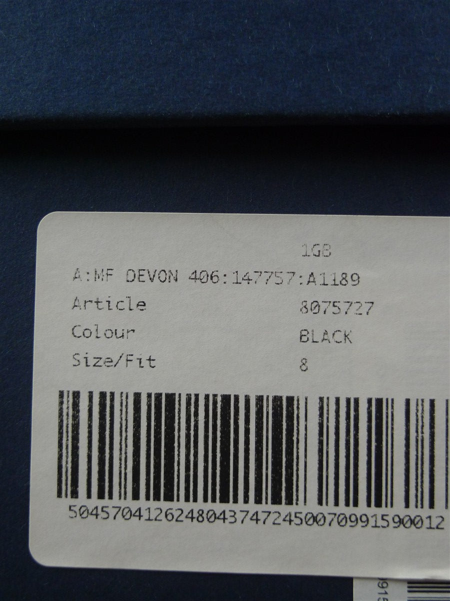 25/1090 brand new trickers x burberry black 'devon' brogues shoe rrp £900 uk 8