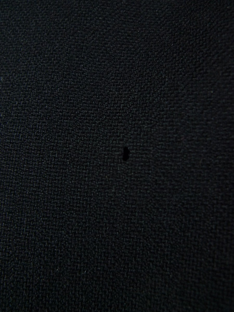 25/1200 vintage 1940s 1950s black barathea wool twin grosgrain stripe white-tie high-rise evening trouser for tails 30-34