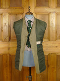 25/1099 heavyweight green keepers tweed hacking jacket 38-39 regular