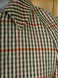 25/1103 superb immaculate haggart of aberfeldy gun check heavyweight wool field coat shooting jacket w/ wool lining 38-39