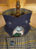 25/1105 immaculate aquascutum london glen check tweed field coat shooting jacket 45-46