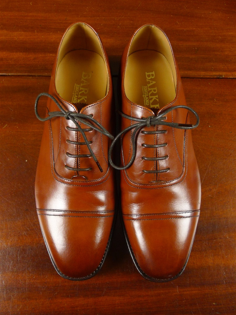25/1151 barkers tan brown oxford shoe uk 8