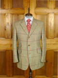 25/1092 immaculate crombie sporting check tweed sports jacket blazer 42 short