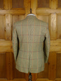 25/1092 immaculate crombie sporting check tweed sports jacket blazer 42 short