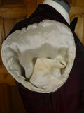 25/1131 wonderful 1960s vintage burgundy wool smoking / dinner jacket w/ silk shawl lapel 39-40 regular