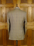 25/1129 immaculate crombie 100% wool sporting check blazer sports jacket w/ working cuff & original bag 44 regular