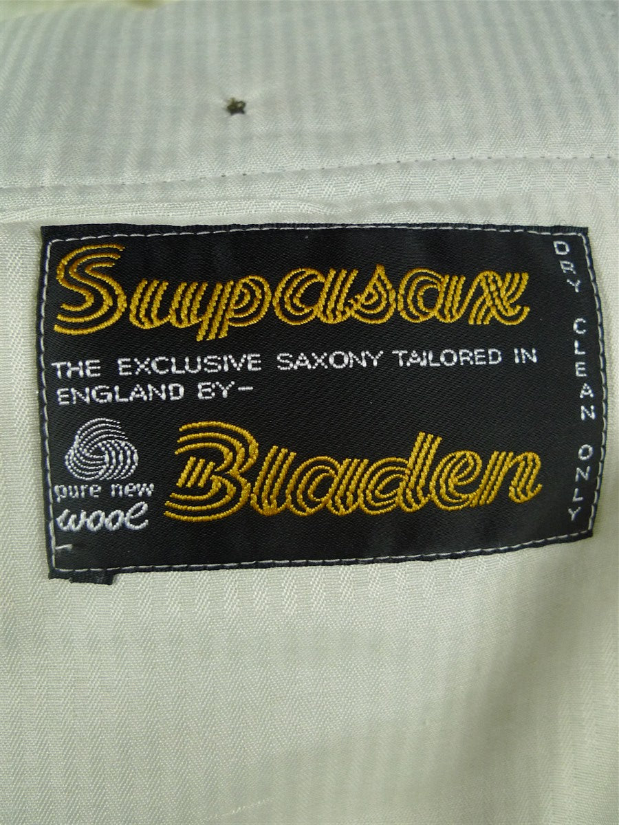 25/1121 immaculate vintage bladen supasax wp check tweed country trouser 34