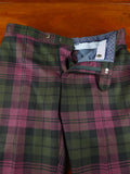 25/1123 brand new hackett tartan wool evening dress trouser 34