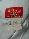 25/1125 immaculate rm williams australian heavy cotton drill brown chino jean trouser 38