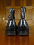25/1150 vintage black grenson semi-brogue boot uk 10