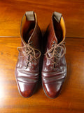25/1149 mahogany brown grenson commando sole field boot uk 10