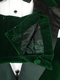 25/1156 exceptional 1972 cyril a castle savile row bespoke bottle green velvet smoking / dinner jacket w/ silk facings 39-40 regular