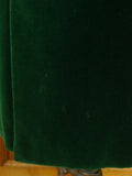 25/1156 exceptional 1972 cyril a castle savile row bespoke bottle green velvet smoking / dinner jacket w/ silk facings 39-40 regular