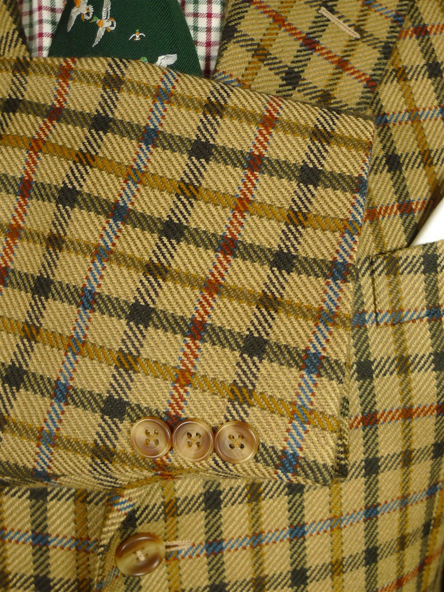 25/1158 immaculate daks house check 100% wool sports jacket blazer 42-43 regular