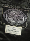 25/1175 immaculate vintage aquascutum pure lambswool grey overcoat 40 regular