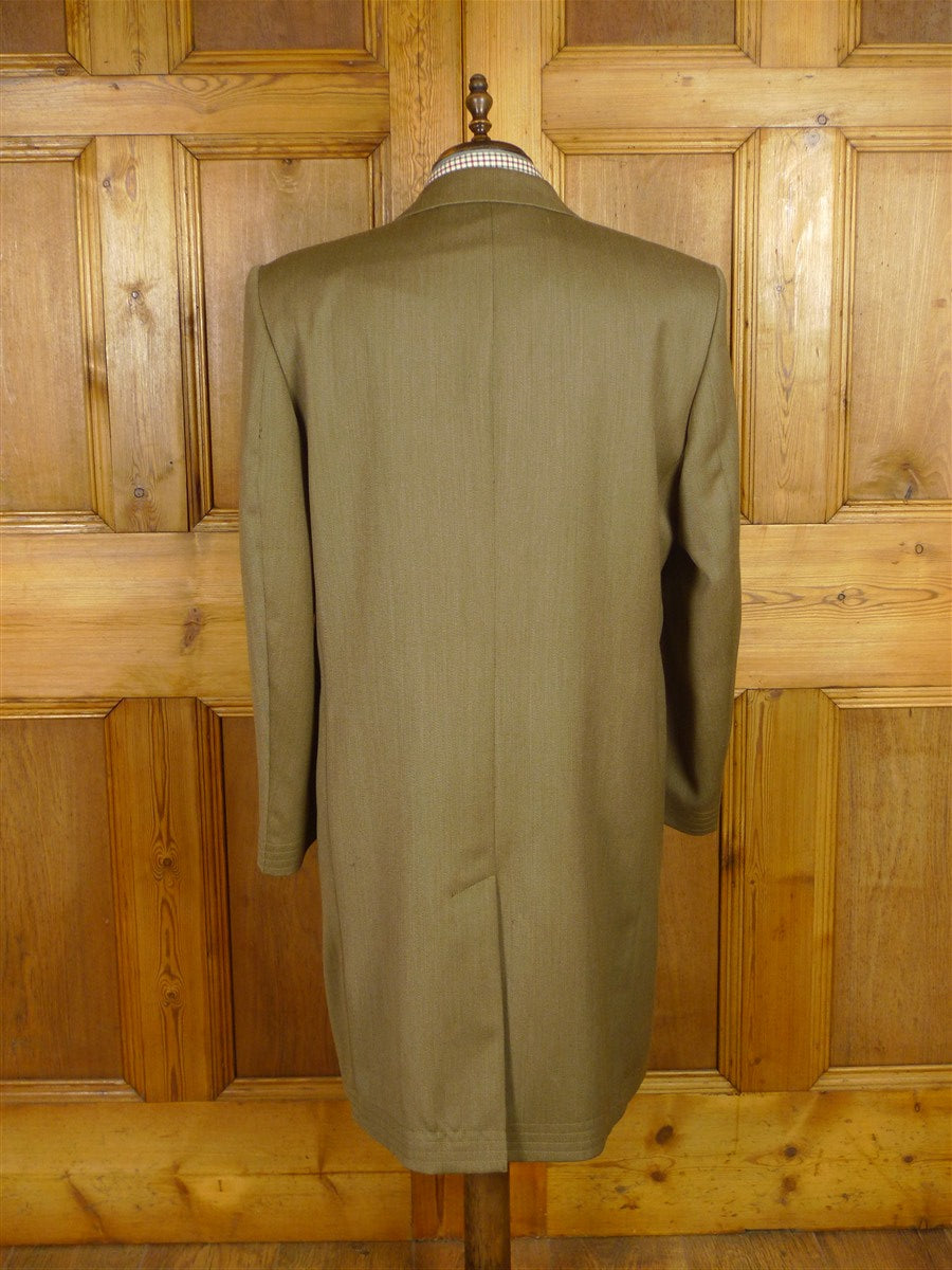 25/1177 leonard jay london stone venetian wool covert coat 44 regular