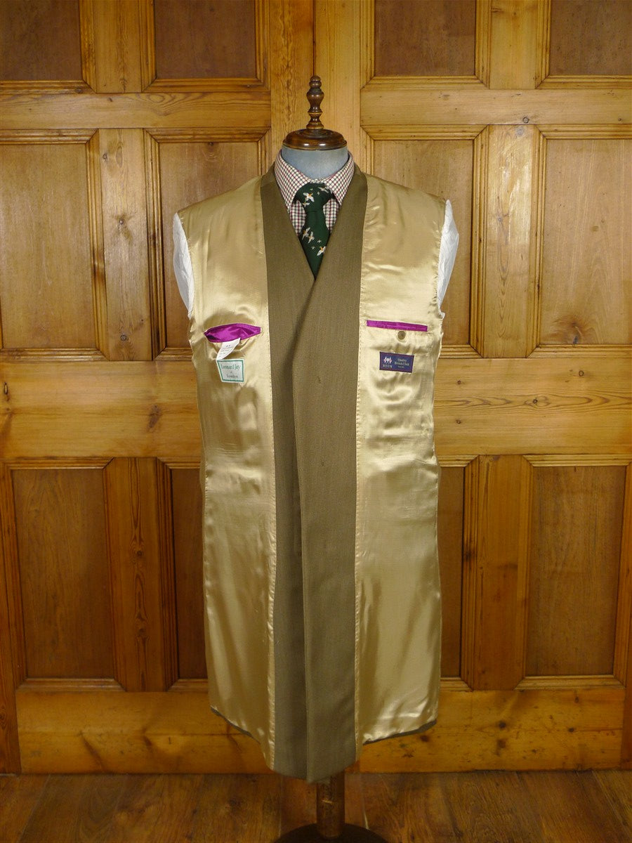 25/1177 leonard jay london stone venetian wool covert coat 44 regular