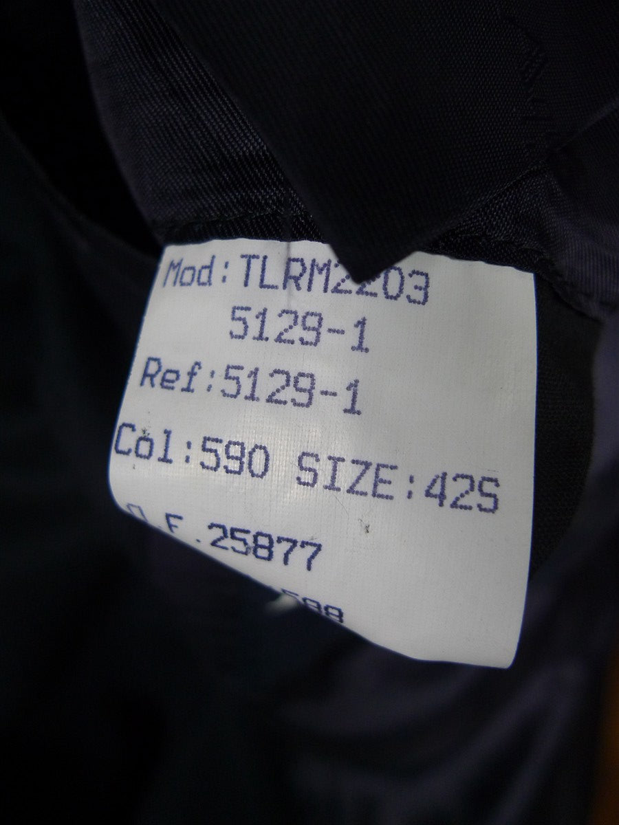 25/1168 immaculate aquascutum london 100% wool navy blue blazer 41 short