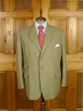 25/1181 immaculate john g hardy green wp check tweed jacket 48 short