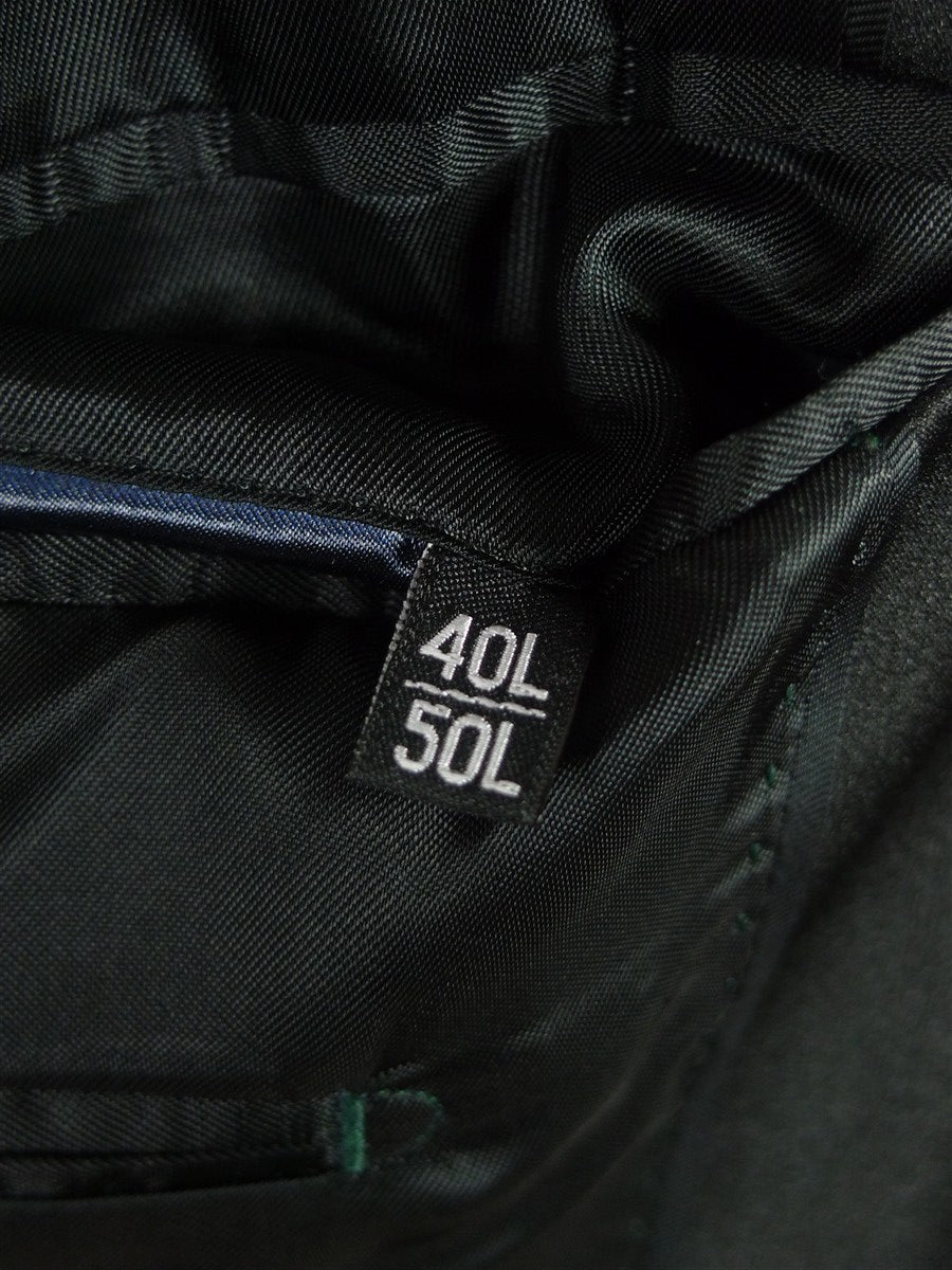 25/1191 immaculate hackett london green velvet shawl dinner / smoking jacket 38 long