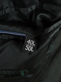 25/1191 immaculate hackett london green velvet shawl dinner / smoking jacket 38 long