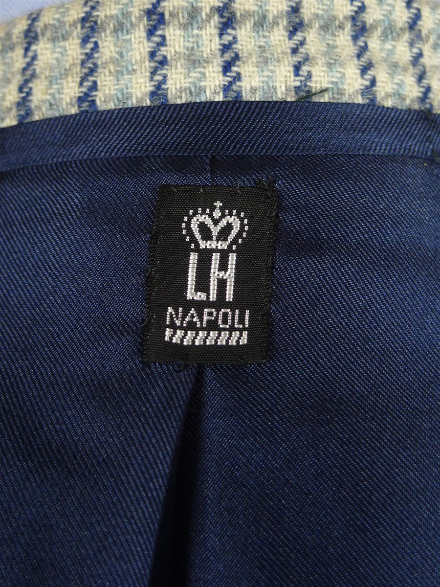 25/1185 near immaculate 2013 italian bespoke tailored pure cashmere sports jacket blazer 43 regular