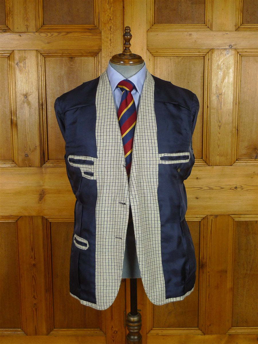 25/1185 near immaculate 2013 italian bespoke tailored pure cashmere sports jacket blazer 43 regular