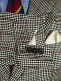 25/1183 immaculate 2014 italian bespoke tailored wp check wool & cashmere sports jacket blazer 42 regular